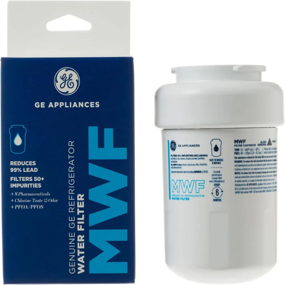 GE MWF Replacement Refrigerator Water Filter | Genuine OEM