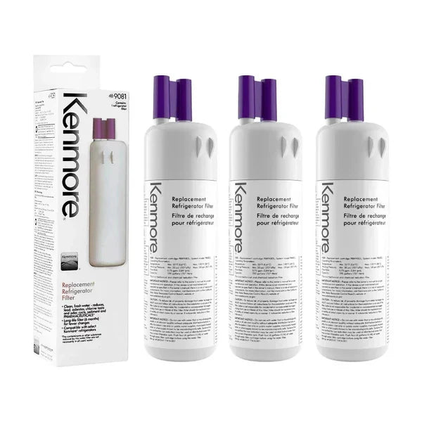 Kenmore 9081 Refrigerator Water Filter 3 pack