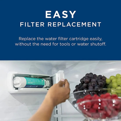 GE RPWFE Refrigerator Water Filter, White, No Chip